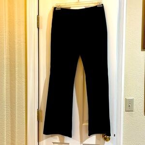 CLARA SUNWOO large Black Flair Knit blend pants. Never worn. Inseam 29 1/2.